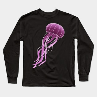 Pink Jellyfish Long Sleeve T-Shirt